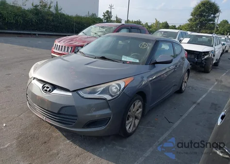2016 Hyundai Veloster из США, поврежденный, VIN KMHTC6AD8GU248617